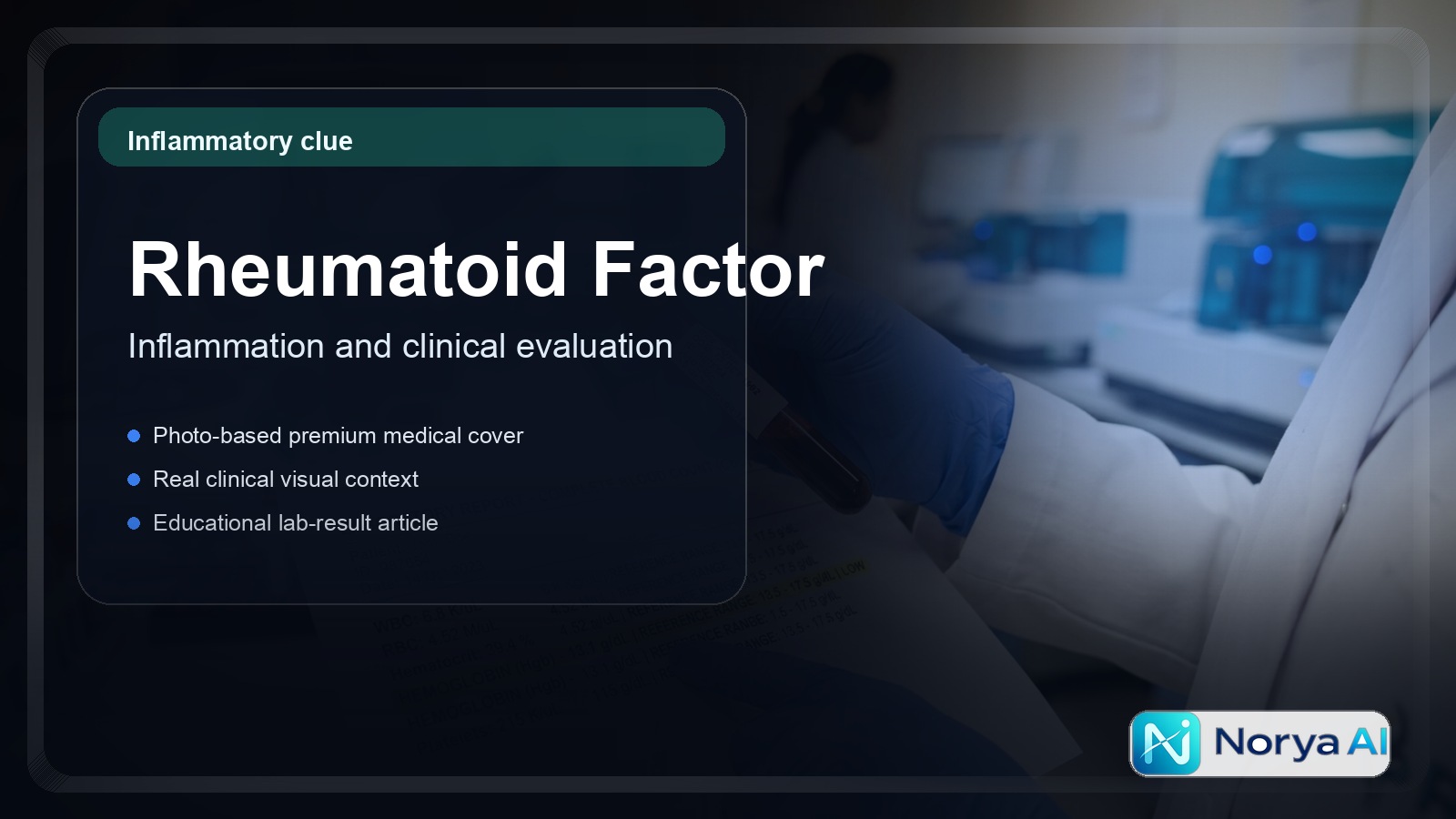 Factor reumatoide análisis — Norya