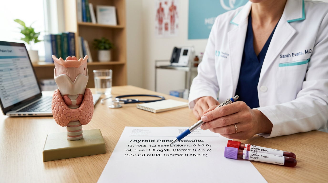 T3 T4 thyroid blood test — Norya