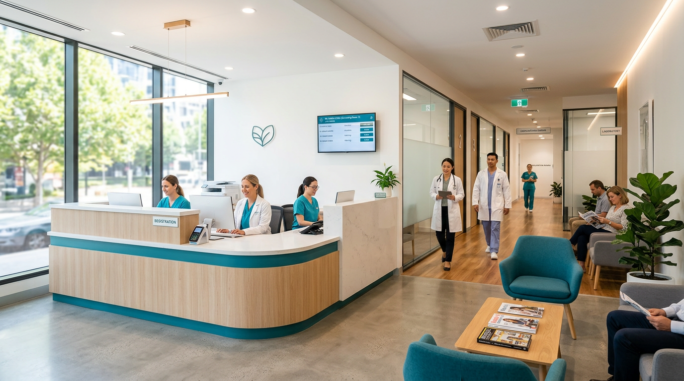 Modern clinic interior