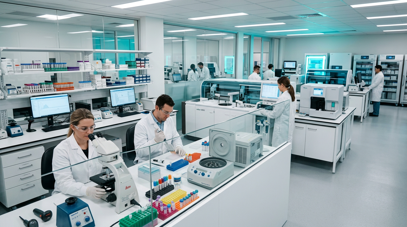 Modern medical laboratory